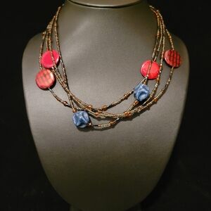 C.G. Creations Ceramic Beaded Necklace
